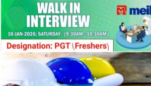 MEIL Recruitment Drive 2026