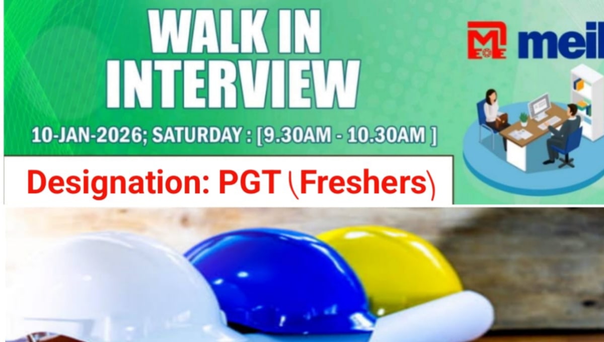 MEIL Recruitment Drive 2026 