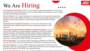 JGC Chennai Recruitment 2026