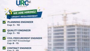 URC Construction Jobs 2026