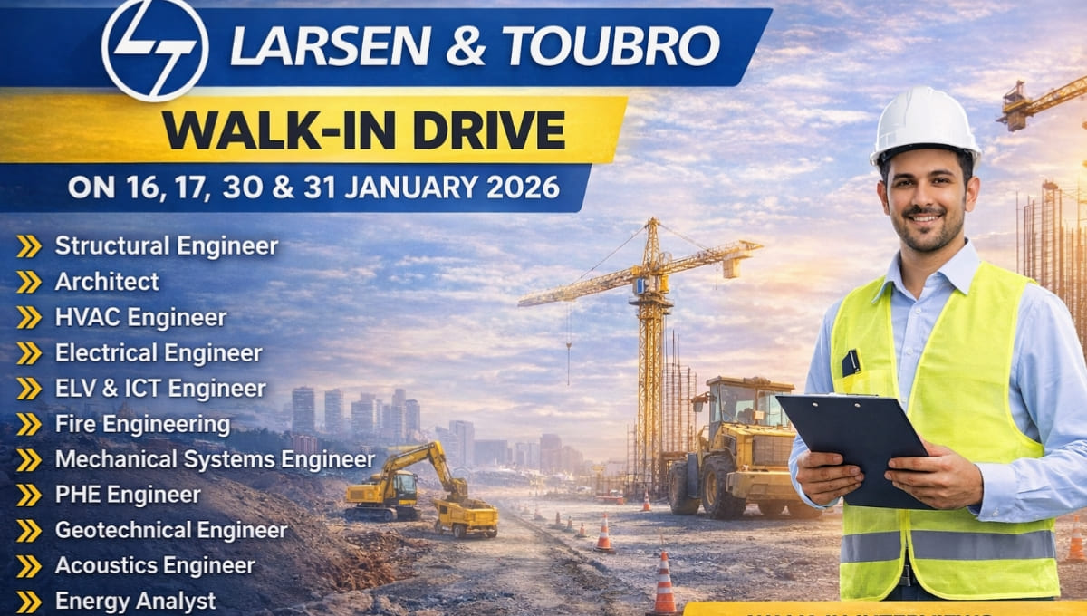 L&T Construction Recruitment 2026