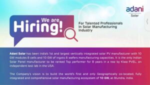 Latest Adani Solar Jobs 2026