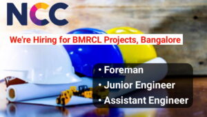NCC Limited Hiring