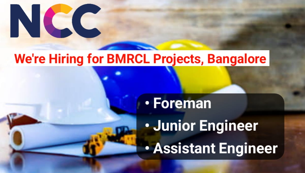 NCC Limited Hiring