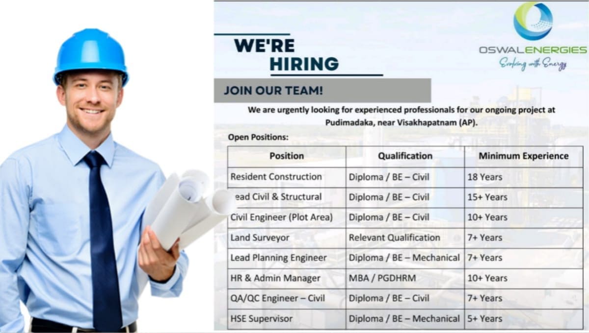 Oswal Energies Recruitment 2026
