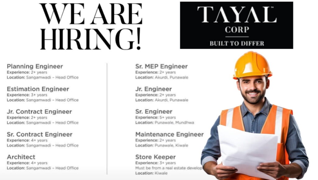 Tayal Corp Job Vacancy 2026