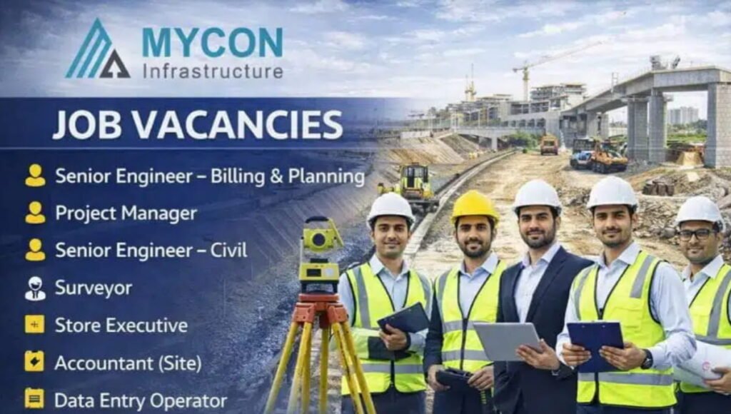 MYCON Infrastructure Careers | Job Location - Ahmedabad & Rajasthan ...
