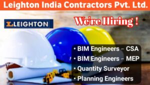 Leighton India Contractors Pvt Ltd Hiring 2026