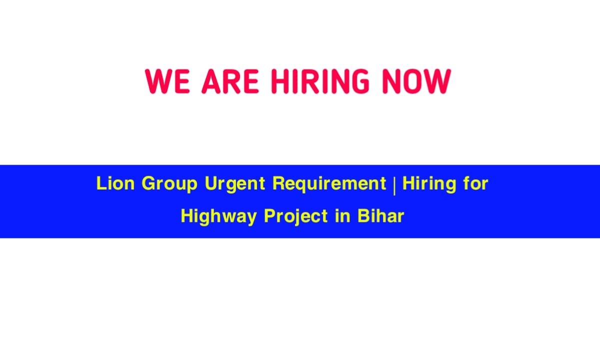 Lion Group Urgent Requirement