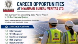 Career Opportunities At Myanmar Bureau Veritas Ltd