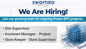 Swastika Infra Limited Vacancy