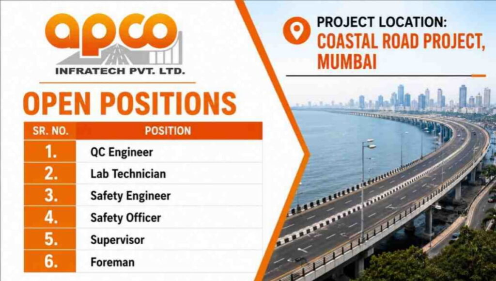 APCO Infratech Job Opening