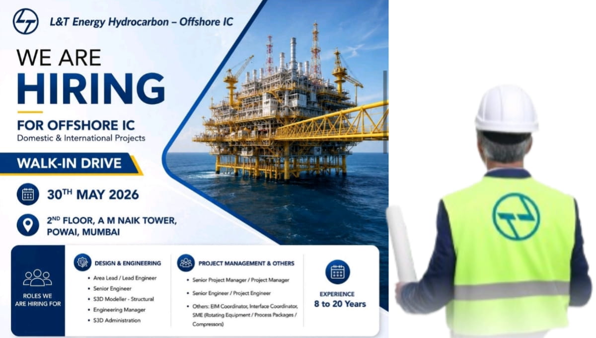 Latest L&T Energy Hydrocarbon Recruitment 2026
