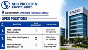 SHC Projects Recruitment 2026