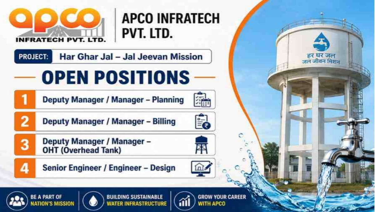 Latest APCO Infra Jobs 2026
