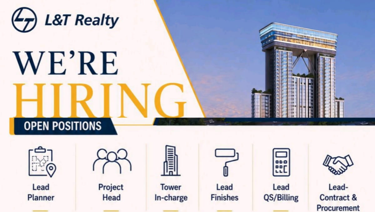 L&T Realty Recruitment 2026