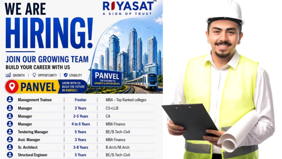 Riyasat Infra Recruitment 2026