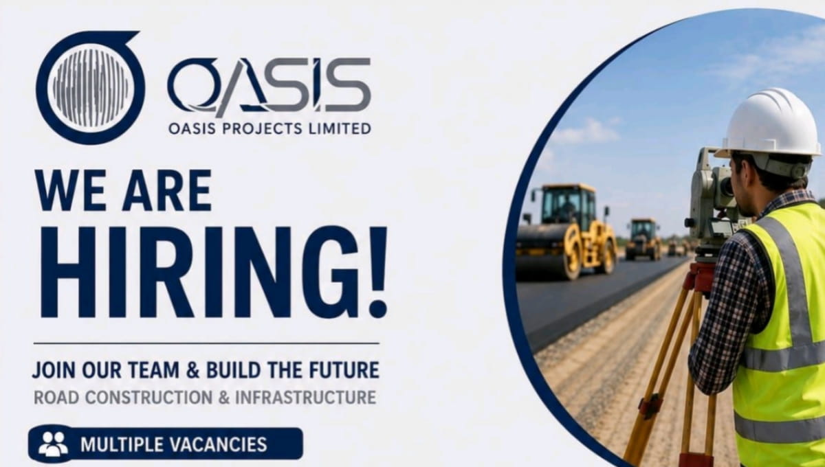 Oasis Projects Limited Hiring 2026