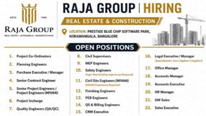 Raja Housing Ltd Recruitment 2026