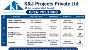 K&J Projects Pvt Ltd Urgent Hiring
