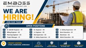 Emboss Construction Pvt Ltd Recruitment 2026